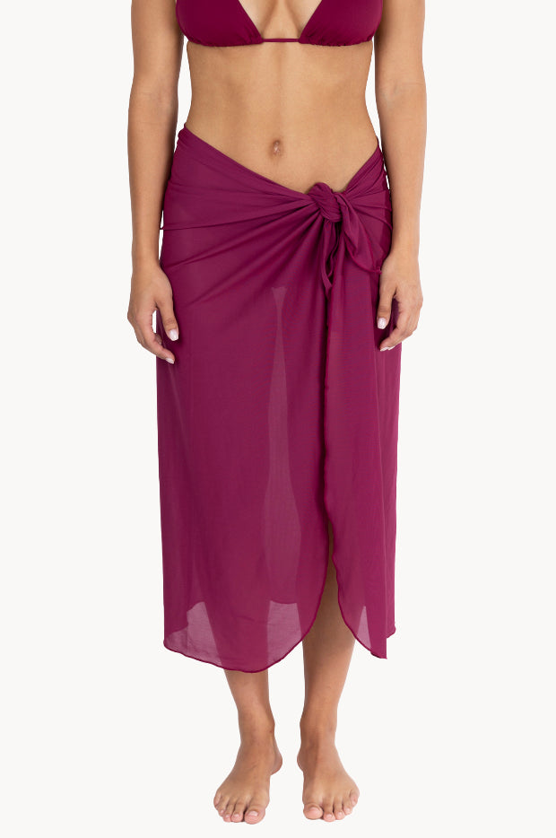 Plain Long Mesh Sarong