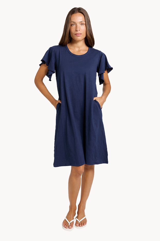 Plain Celene Frill Dress