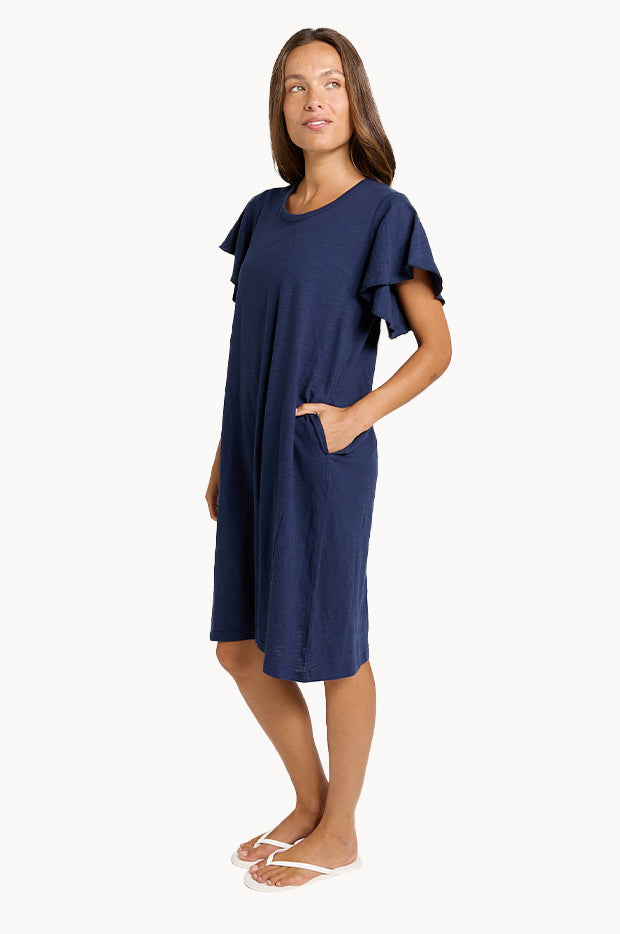 Plain Celene Frill Dress