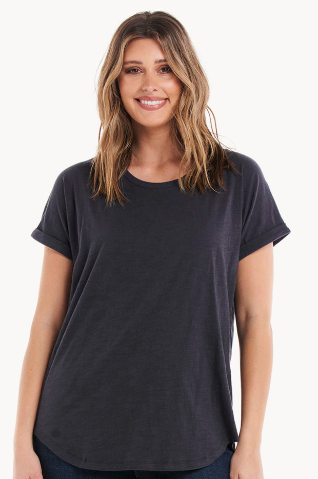 Plain Hailey Short Sleeve Tee – Swimwear Galore