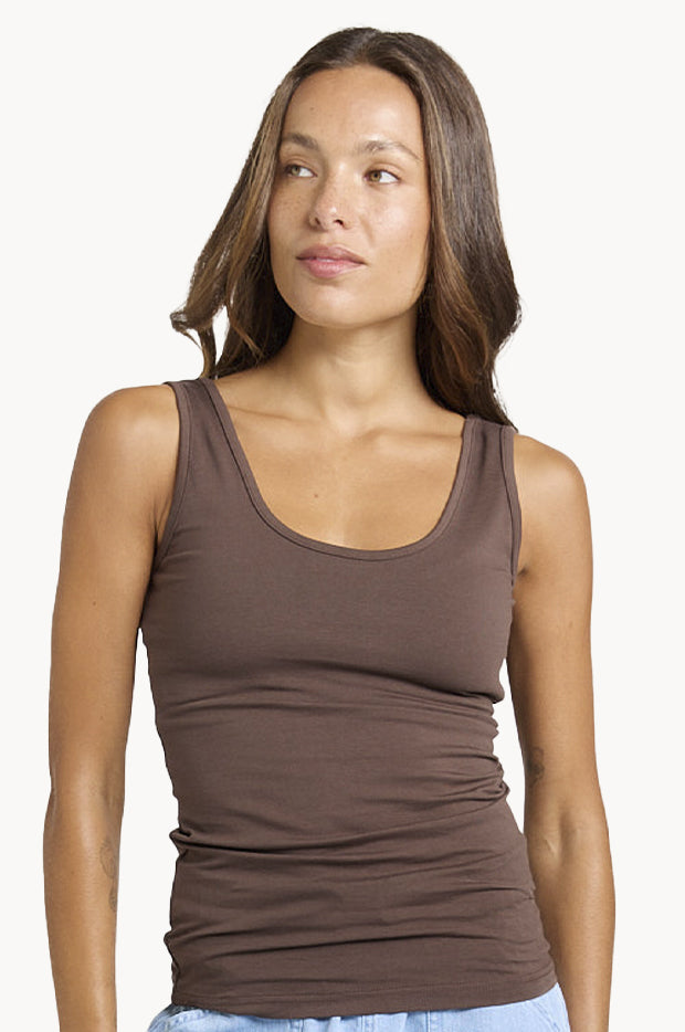 Plain Emma Scoop Tank