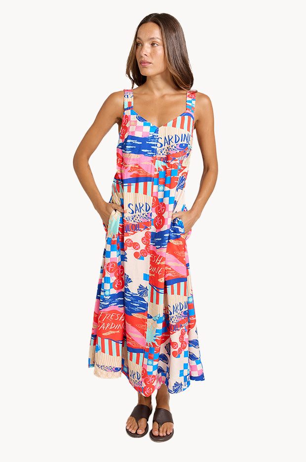 Mediterranean Sunset Dress