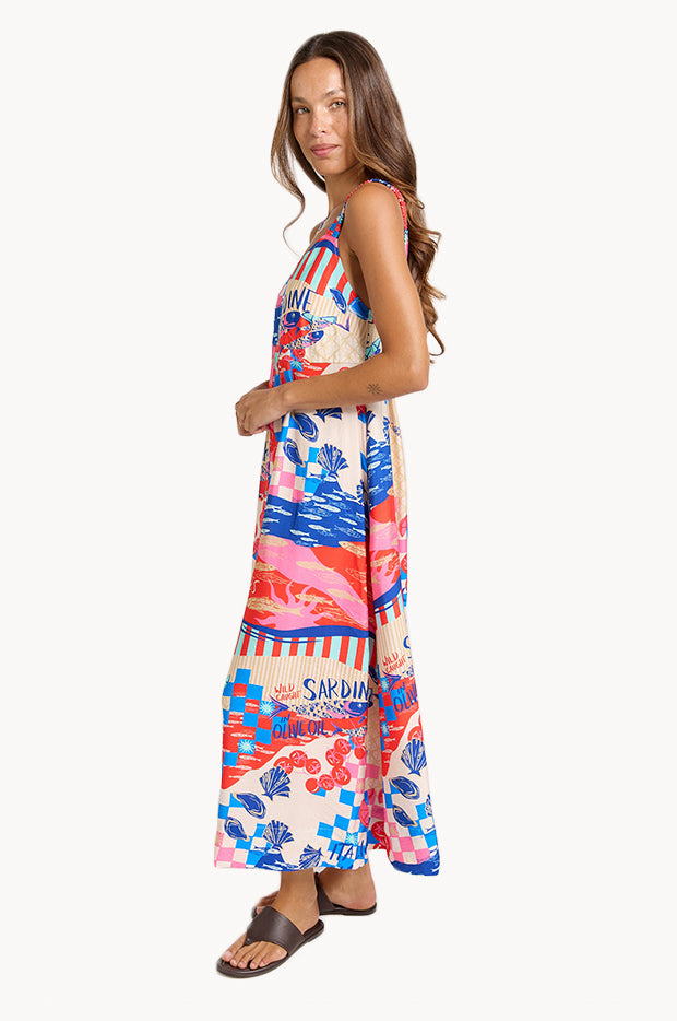 Mediterranean Sunset Dress