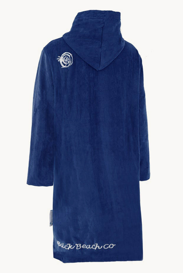 Kids Deep Ocean Hooded Towel Robe 5-7Y