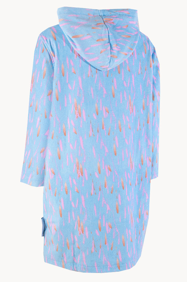 Pastel Breeze Hooded Towel Robe L/XL