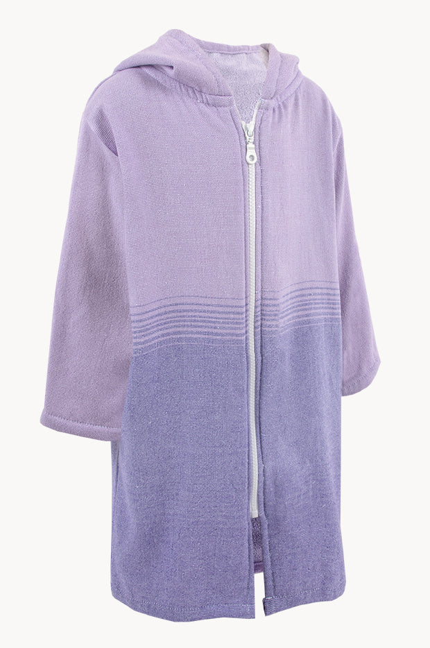 Kids Fade Hooded Towelling Robe 5-7Y