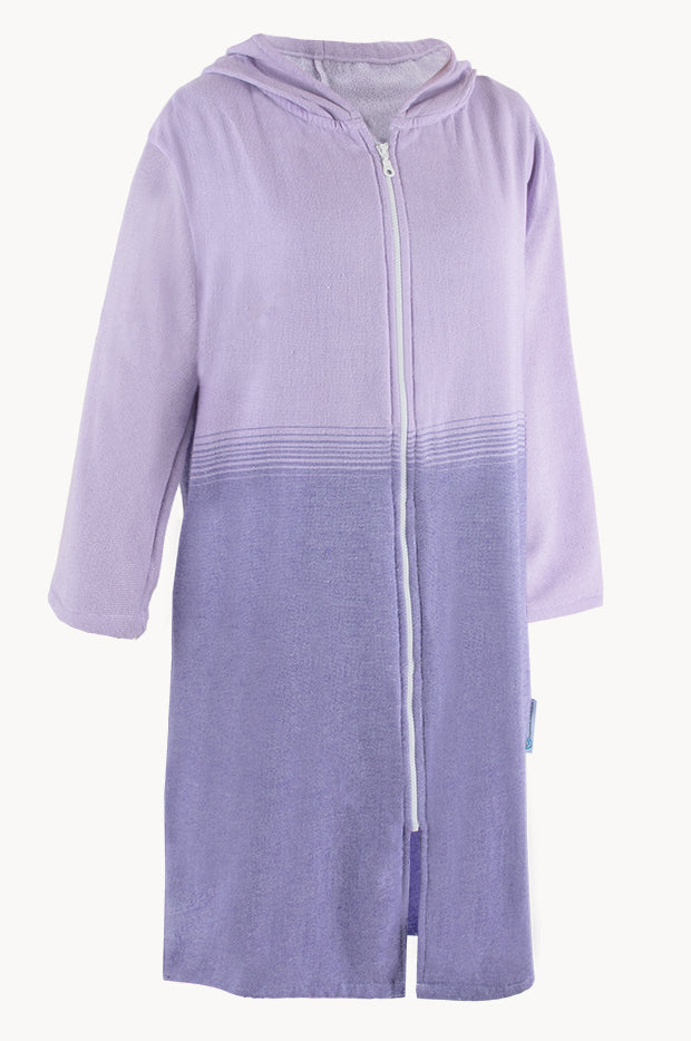 Fade Hooded Towelling Robe M/L