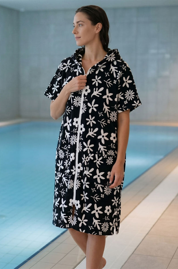 Shell Cove Zip Towelling Robe L/XL