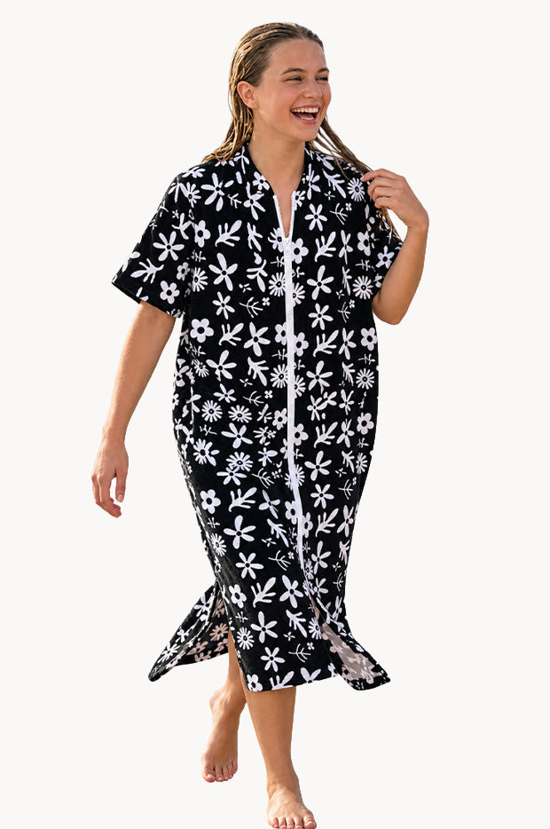 Shell Cove Zip Towelling Robe L/XL