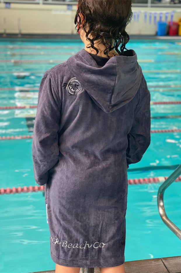 Kids Storm Hooded Towelling Robe 5-7Y