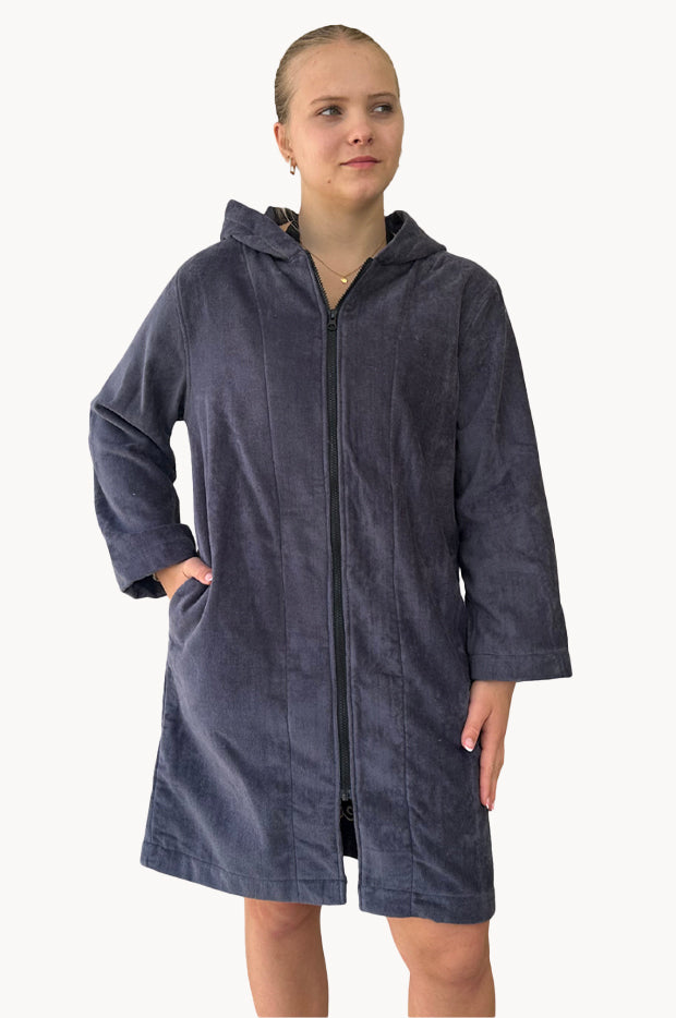 Storm Hooded Towelling Robe S/M