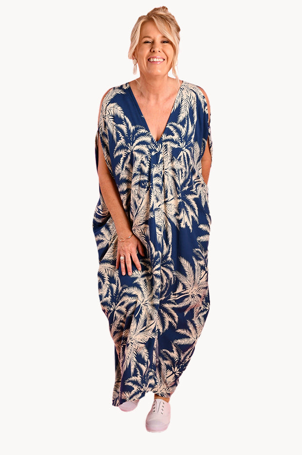 Bodacious Palm Tree Cushla Dress Swimwear Galore US