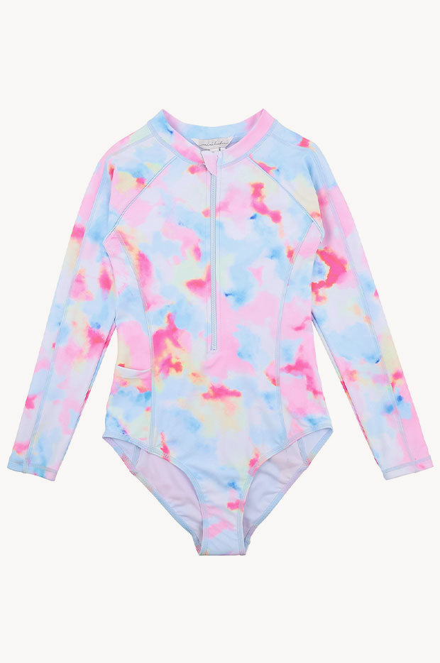 Girls Pia Long Sleeve Sunsuit