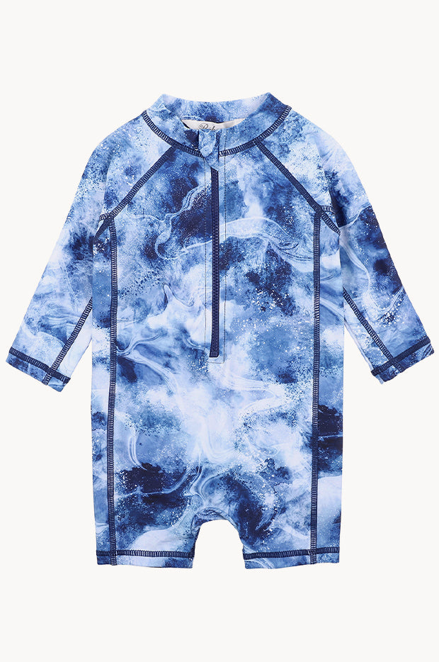 Toddler Boys Max Swirl Zip Sunsuit