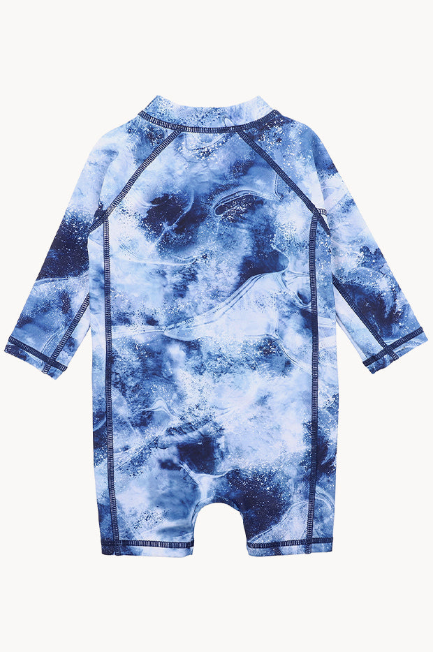 Toddler Boys Max Swirl Zip Sunsuit