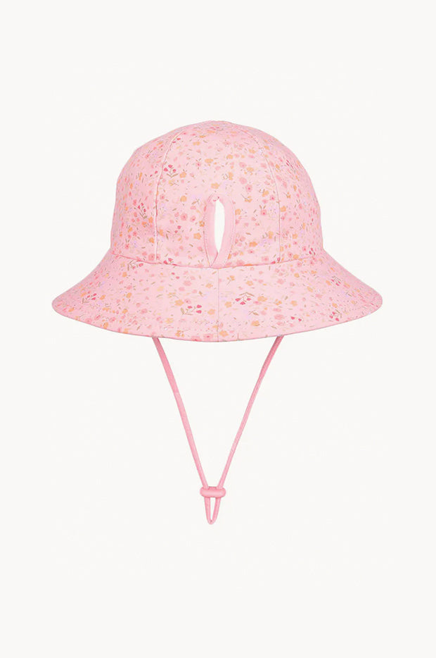 Girls Posie Ponytail Bucket Hat