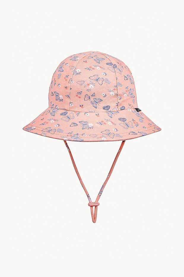 Girls Butterfly Ponytail Bucket Hat