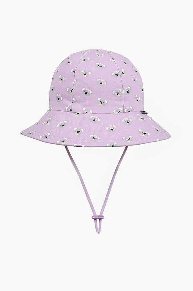 Girls Koala Ponytail Bucket Hat