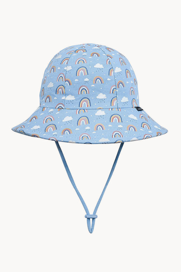 Girls Rainbow Ponytail Bucket Hat