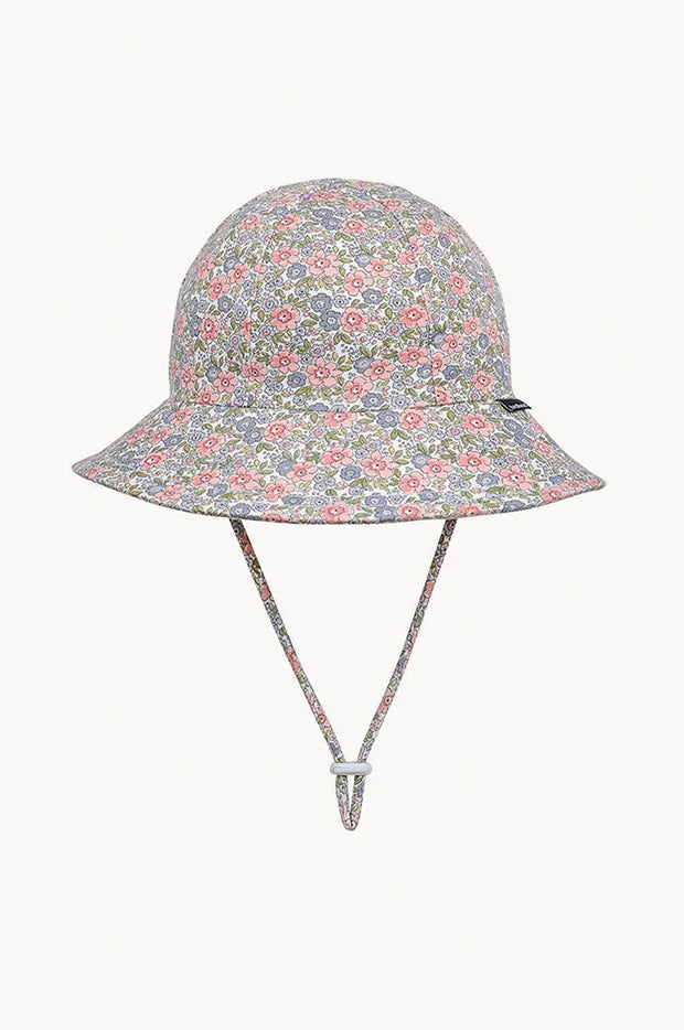 Girls Violet Ponytail Bucket Hat