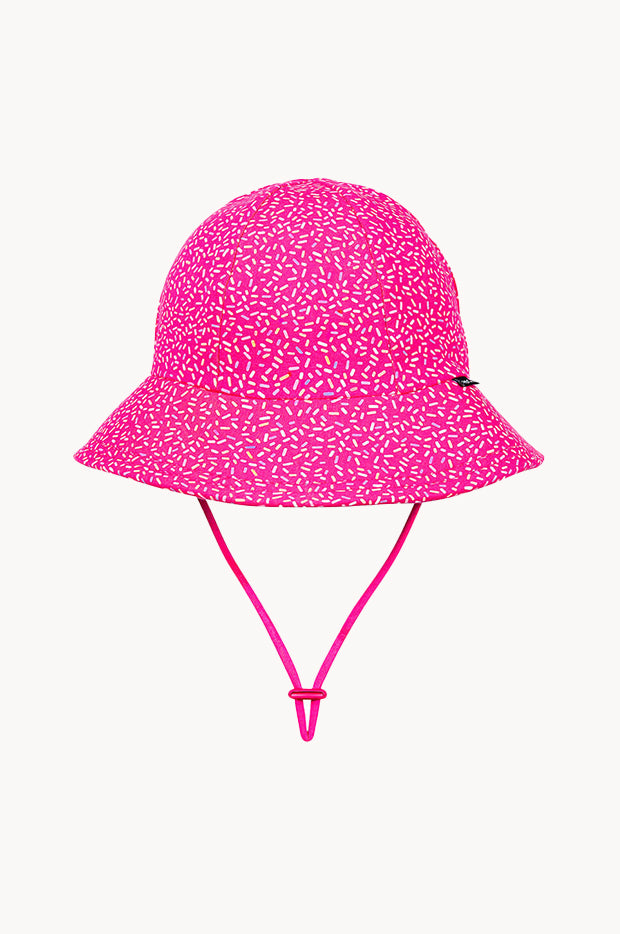 Girls Sprinkles Ponytail Bucket Hat