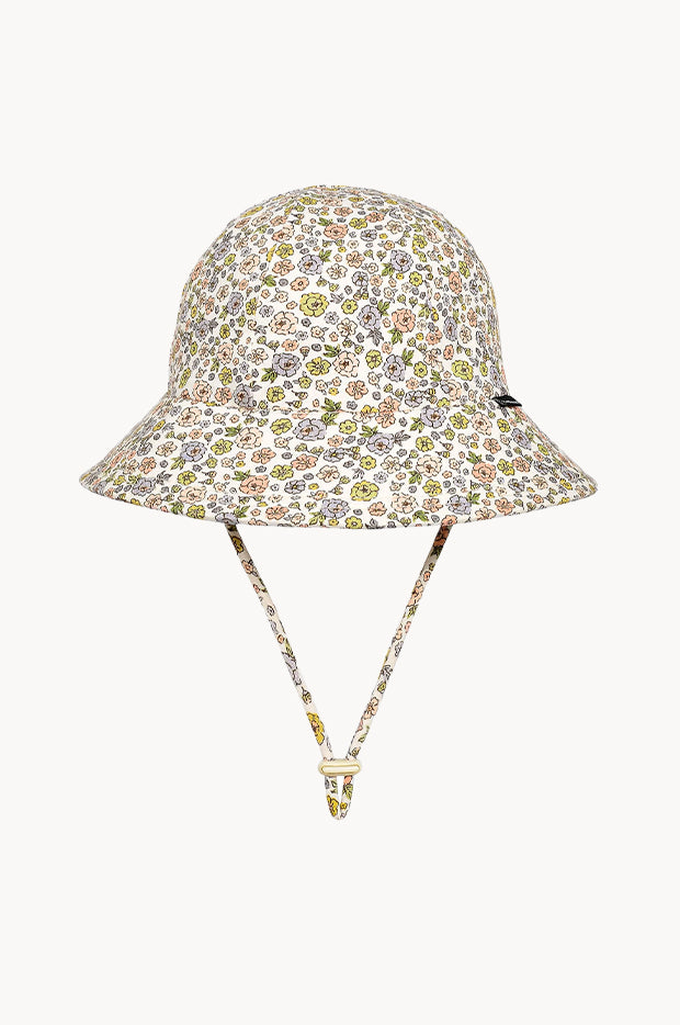 Girls Floret Ponytail Bucket Hat