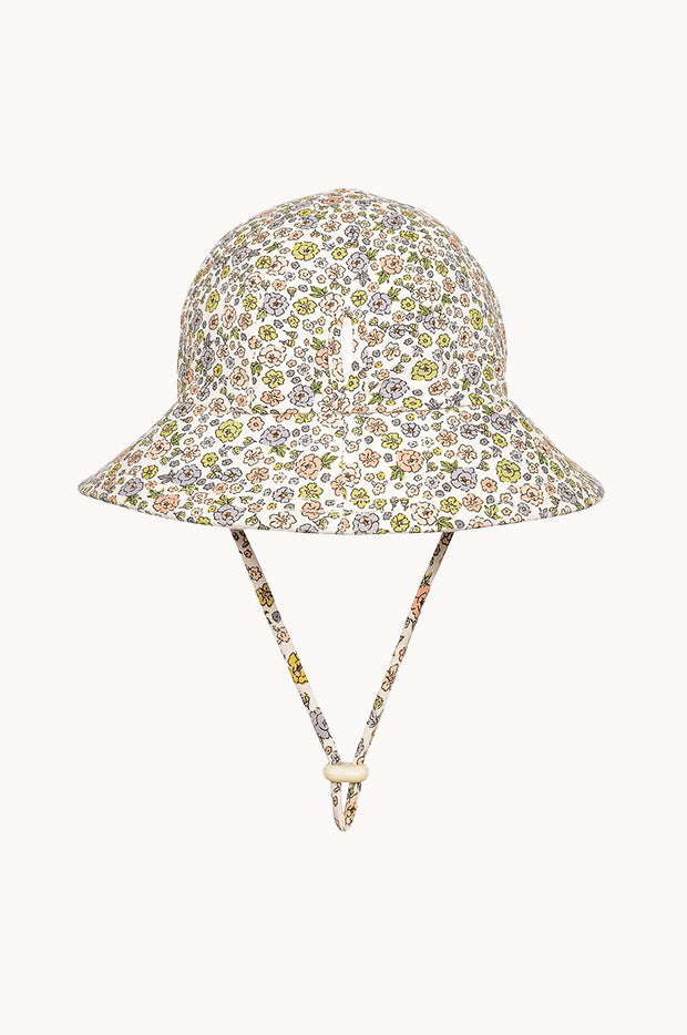 Girls Floret Ponytail Bucket Hat