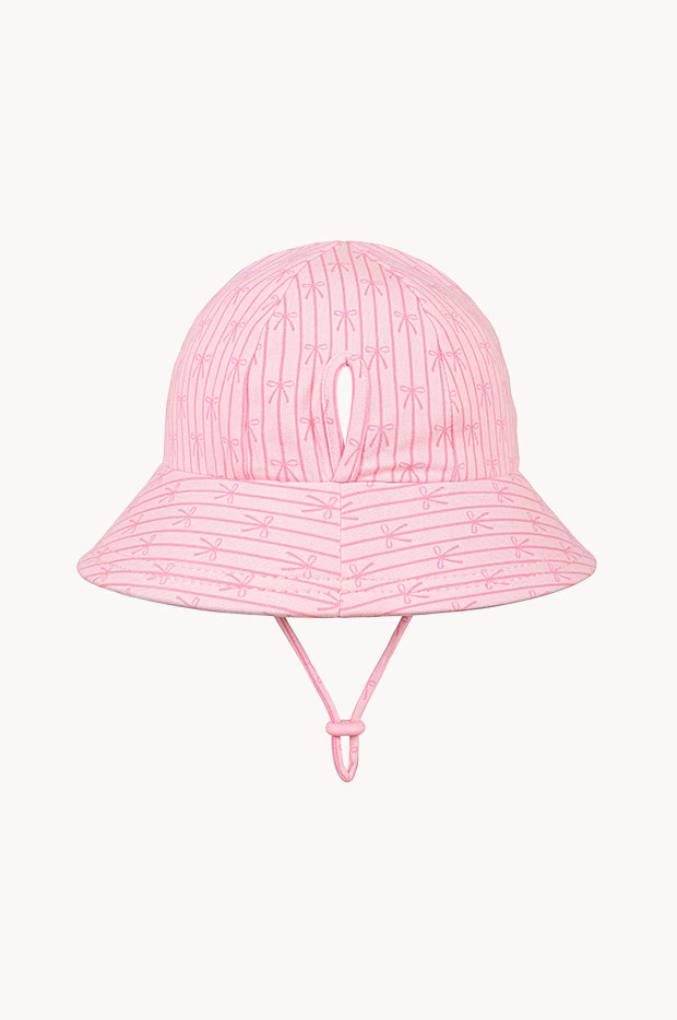 Girls Ballerina Ponytail Bucket Hat