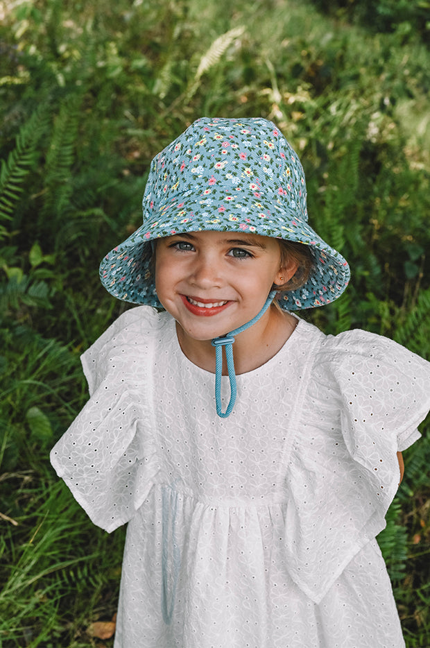 Girls Heidi Ponytail Bucket Hat