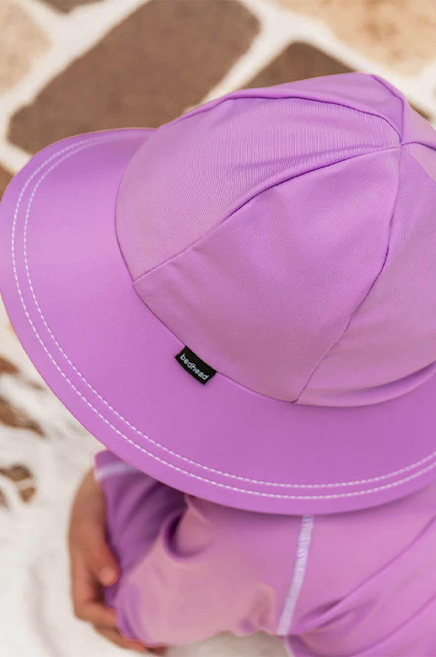 Girls Ponytail Bucket Sunhat