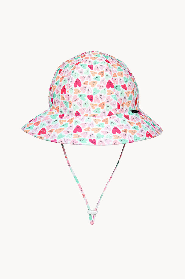 Girls Sweetheart Ponytail Bucket Sunhat