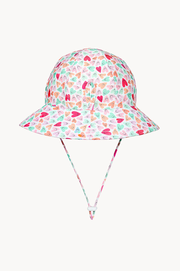 Girls Sweetheart Ponytail Bucket Sunhat