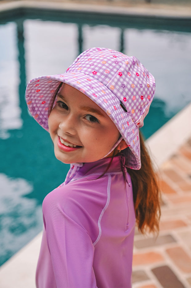Girls Lola Ponytail Bucket Sunhat