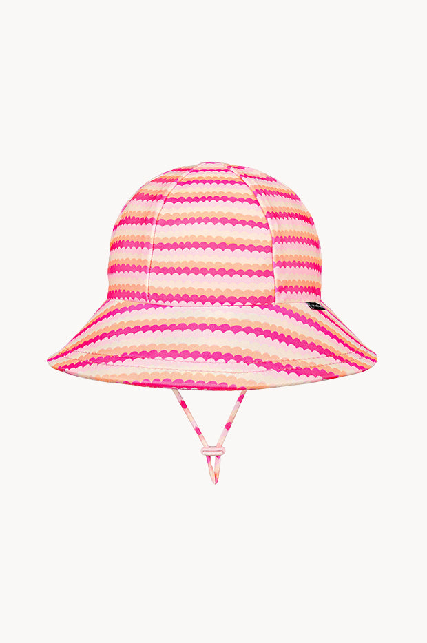 Girls Pearl Ponytail Bucket Sunhat