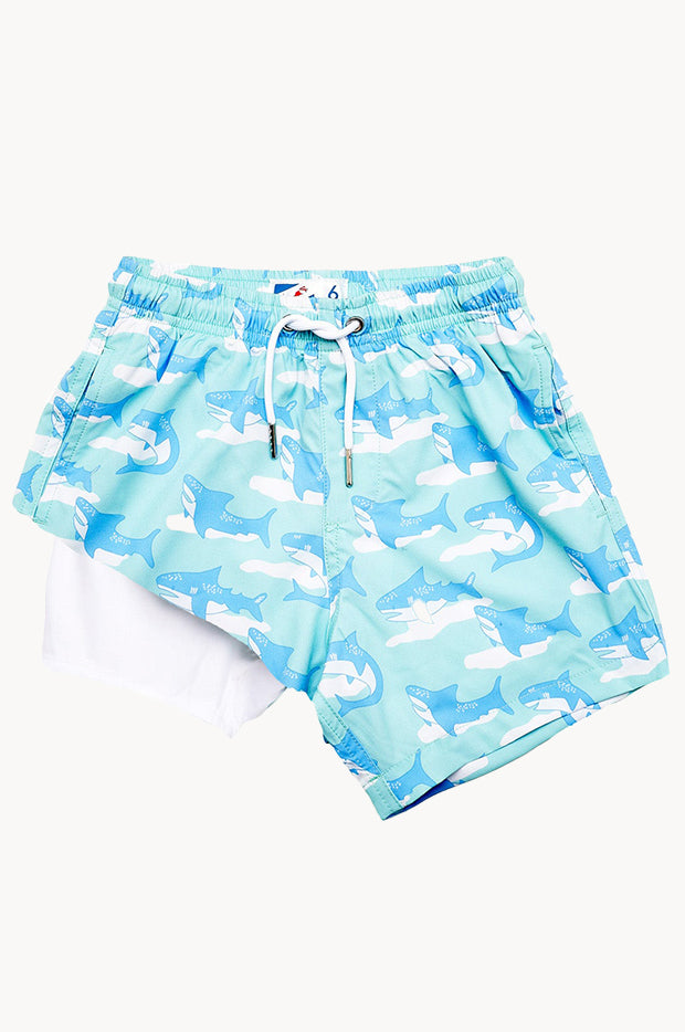 Boys Jaws Compression Swim Short