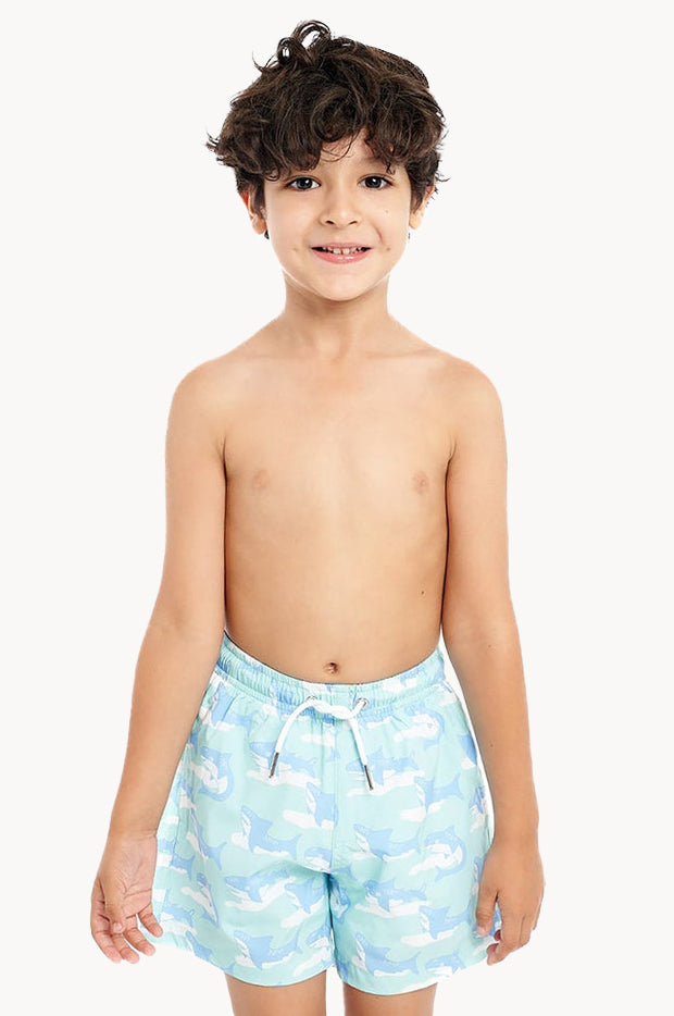 Boys Jaws Compression Swim Short
