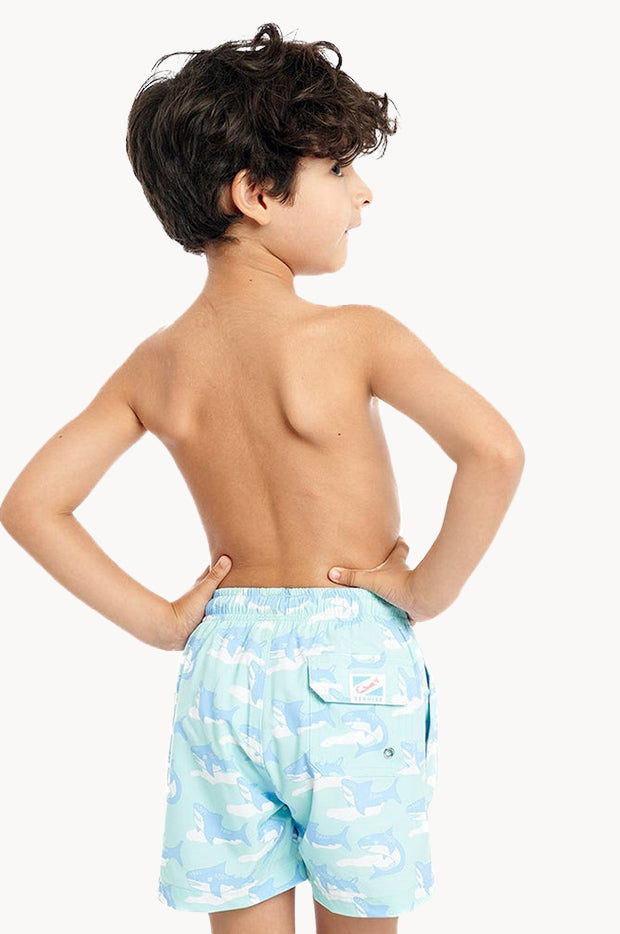 Boys Jaws Compression Swim Short