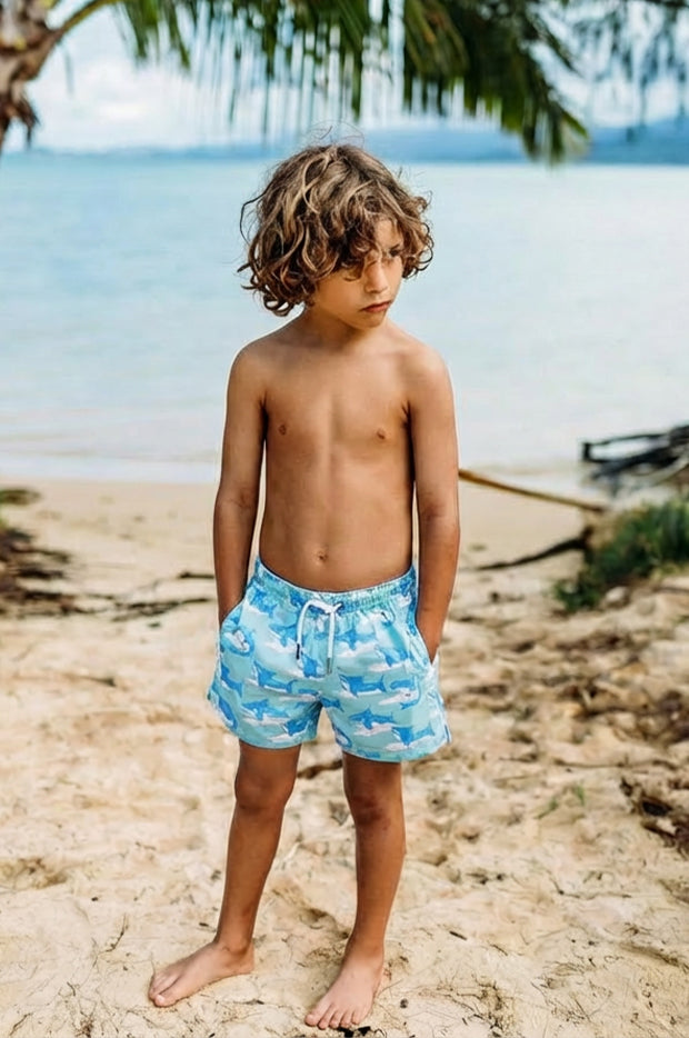 Boys Jaws Compression Swim Short
