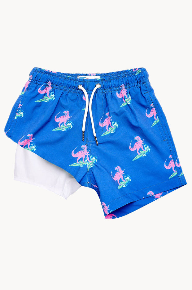 Boys Jurassic Beach Compression Lining Swim Short