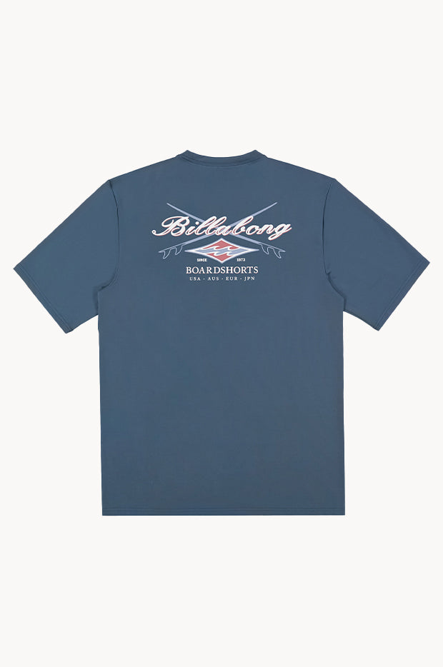 Mens Crossboards Short Sleeve Suntop