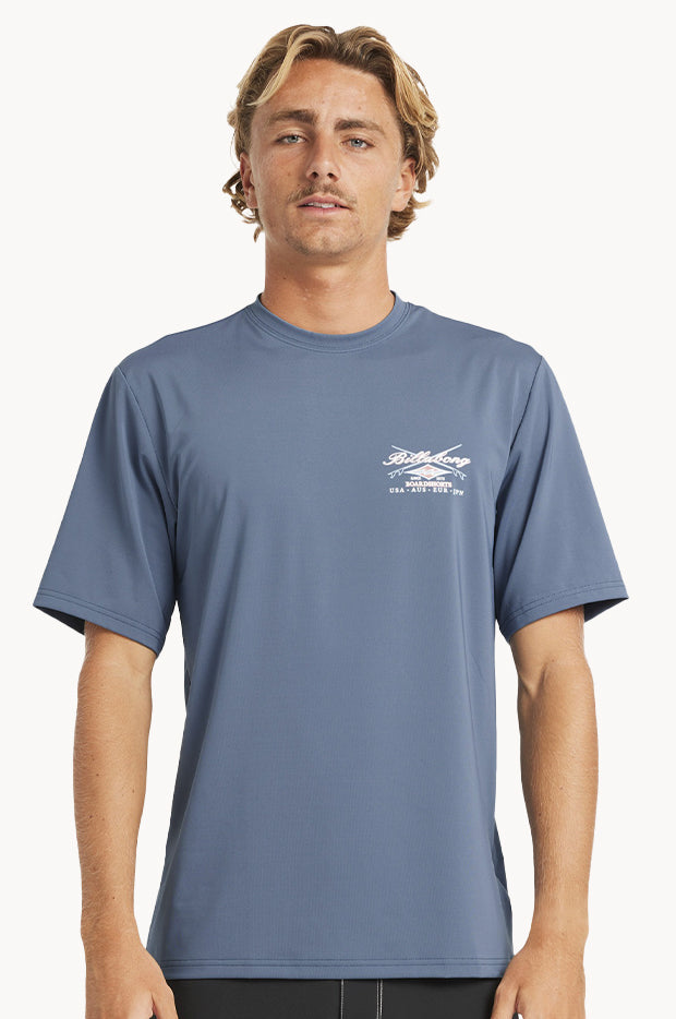 Mens Crossboards Short Sleeve Suntop