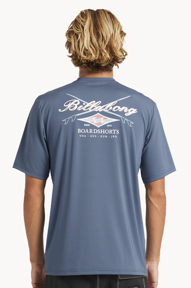 Mens Crossboards Short Sleeve Suntop