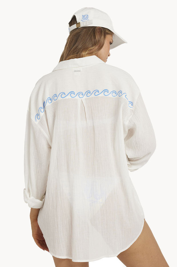 Find Me Here Button Down Shirt