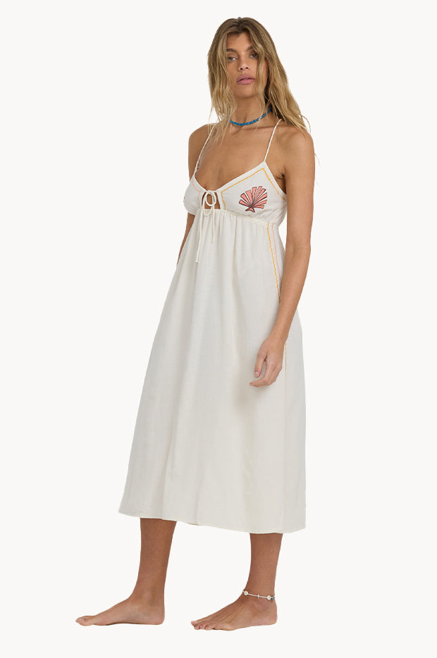 Wave Haze Midi Dress