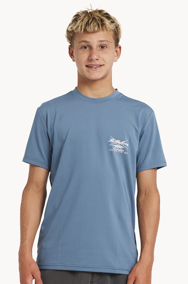 Boys Crossboards Short Sleeve Suntop