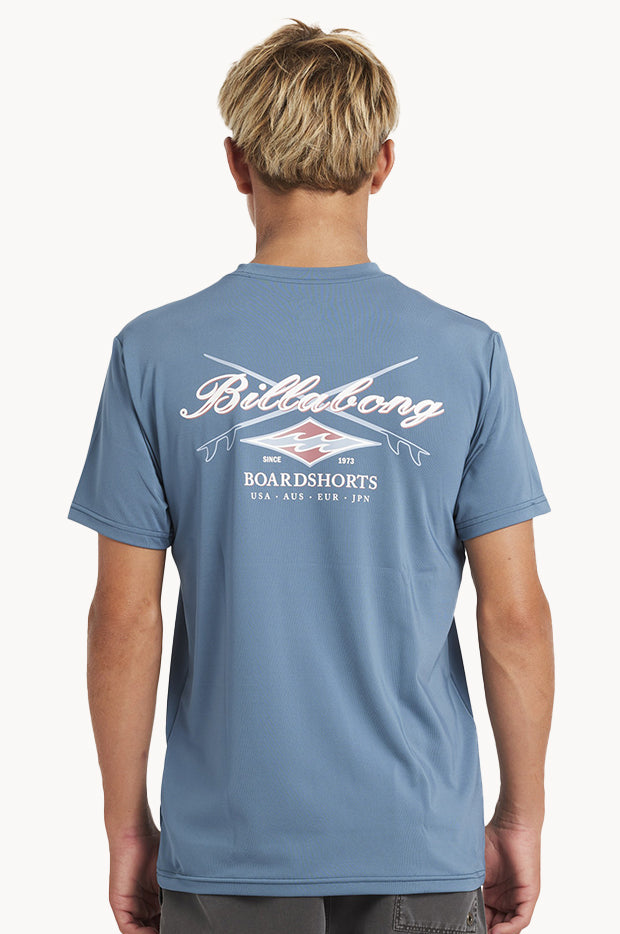 Boys Crossboards Short Sleeve Suntop