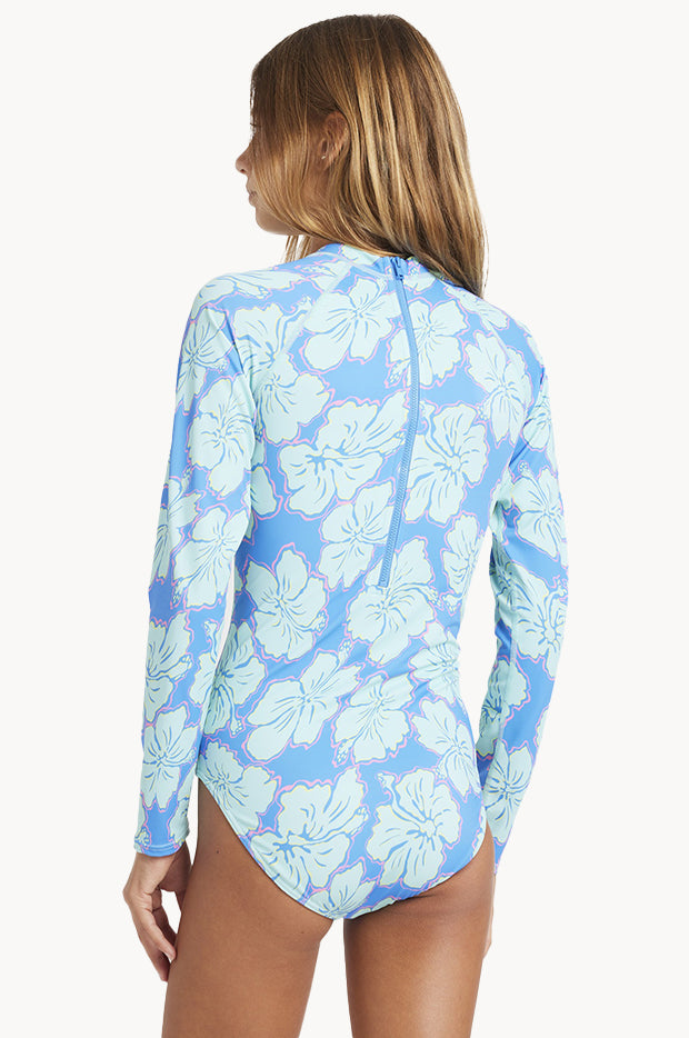 Girls Happy Hibiscus Sunsuit