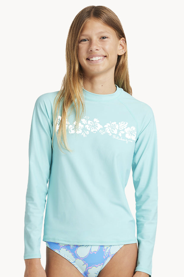 Girls Heat Wave Long Sleeve Suntop