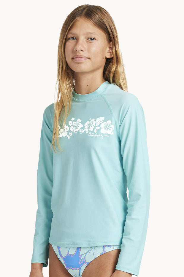 Girls Heat Wave Long Sleeve Suntop