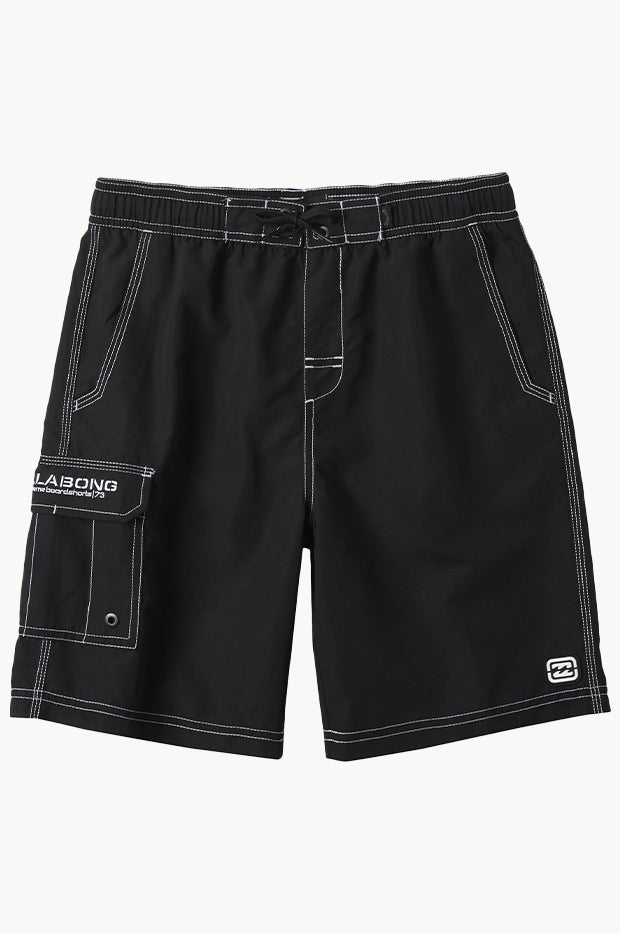 Billabong Boys Throw On Boardshort Black Swimwear Galore AU